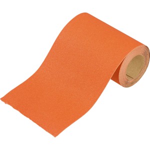 Rotolo di carta vetrata arancione LUX K180 per levigare superfici in legno.