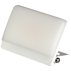 Faro da lavoro a LED Steffen, 15W, bianco opaco, per officine e cantieri.