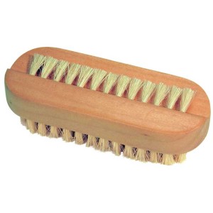 Spazzola per unghie in legno con setole naturali per la cura e la pulizia delle unghie.