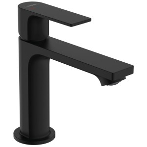 Miscelatore lavabo Hansgrohe Rebris E 110 nero opaco.