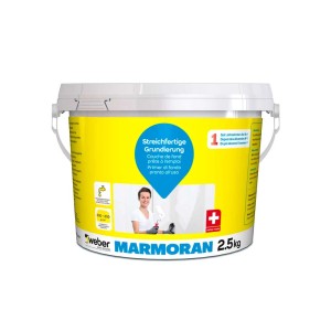 Secchio di primer Marmoran G111, pronto all'uso, 2,5 kg. Fondo per intonaco per una migliore adesione.