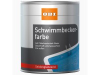 OBI Schwimmbeckenfarbe seidenglänzend Seegrün 750 ml