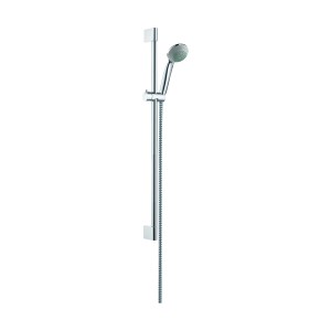 Ensemble de douche Hansgrohe Crometta 85 avec barre de douche 65 cm, chrome.