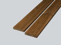 Bodendiele Kiefer KDI Teakfarben geriffelt