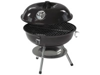 Holzkohle-Kugelgrill Mini Schwarz