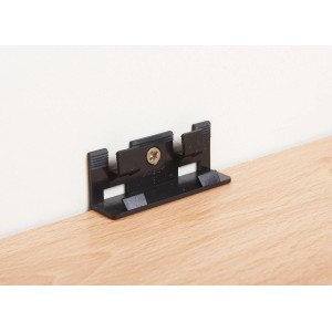 Clip de montage pour plinthes pour une fixation murale facile, lot de 30.