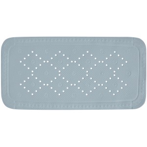 Tappetino per vasca Spirella Alaska, 71x36 cm, grigio chiaro, con ventose per una presa sicura.