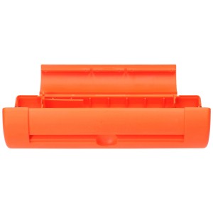 Box di sicurezza Max Hauri Safety Box S IP44 arancione-rossa per proteggere le connessioni elettriche esterne.