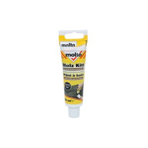 Tube Molto Holz Kitt, schwarz, 50ml. Ideal zum Ausbessern von Holz im Innen- und Außenbereich.