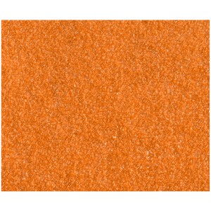 Foglio di carta vetrata Wolfcraft, grana 120, arancione, per legno e metallo.
