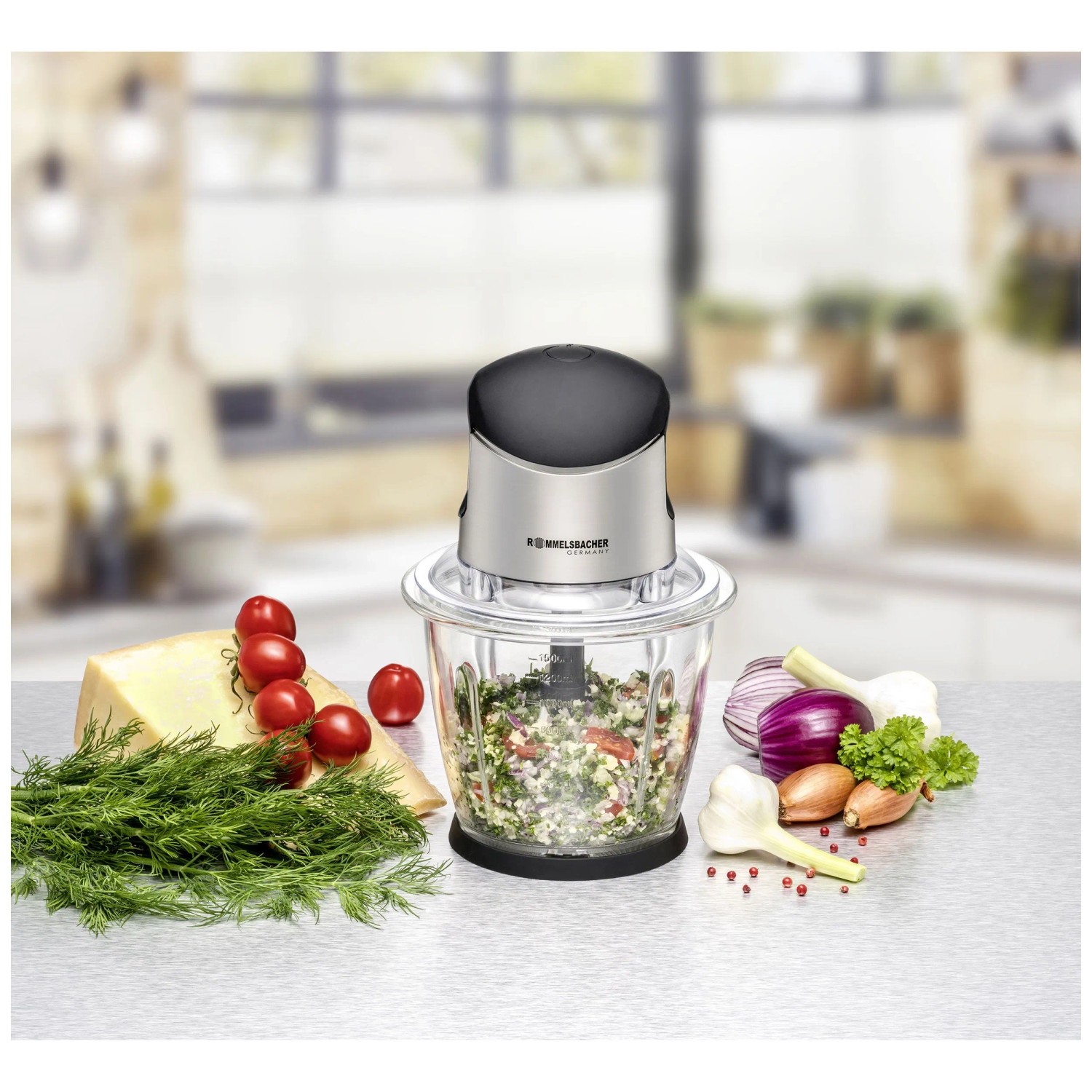 Rommelsbacher Multi-Zerkleinerer MZ 500 Edelstahl-Glas 1,5 l / 500 W kaufen bei OBI