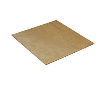 Legno compensato di betulla grezzo 150 x 150 cm / spessore 4 mm