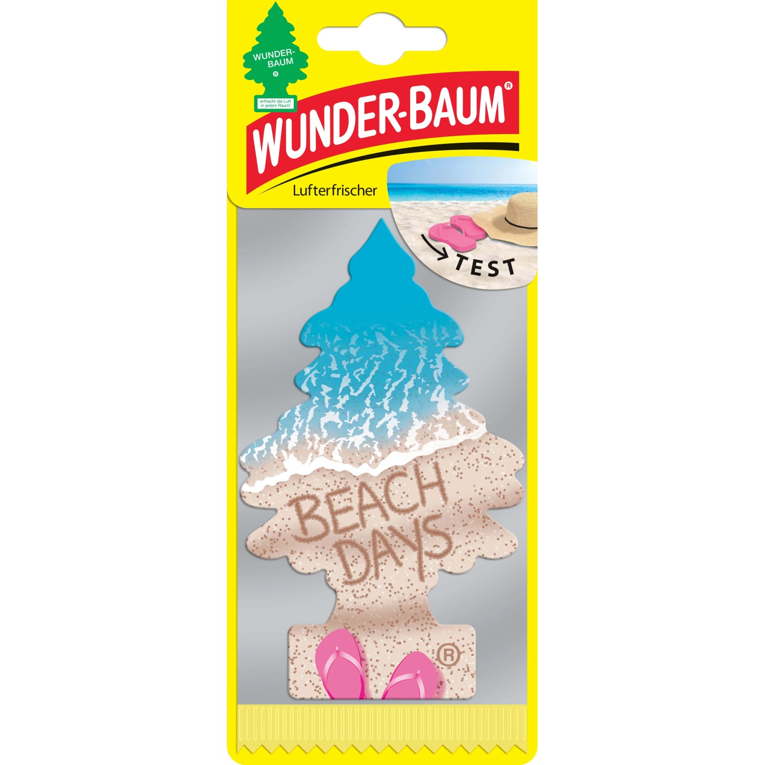 Wunderbaum Vanille - Lot De 5 Désodorisants Voiture | Arbre Magique Parfumé | Purificateur D'air Naturel