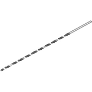 Mèche à bois LUX Comfort, diamètre 6 mm, longueur 250 mm. Mèche à bois en acier avec pointe de centrage.