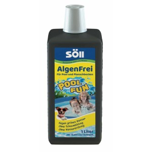 Söll Algenfrei 1l: Antialghe per la cura e la pulizia di laghetti, piscine e vasche.