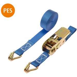 Spanngurt 2-tlg. Blau 2 m x 2,5 cm
