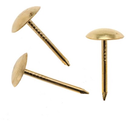 QUARKZMAN 30 Stück Polsternägel - 11mm Dekonägel Silber Für Möbel