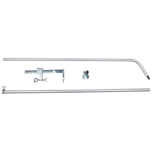 Morsetto da muro Trixie Cat con asta telescopica (1-2m) per fissare in sicurezza le reti di protezione per gatti.