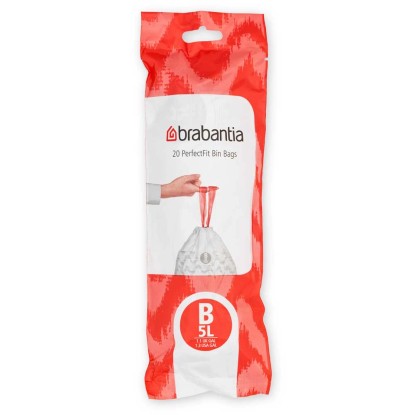 Brabantia Müllbeutel Perfectfit B / 5 l / 20 Stk.