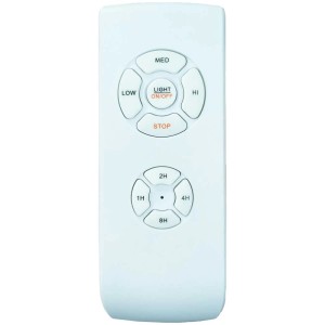 Télécommande pour ventilateur de plafond Sonnenkönig Livorno pour contrôler la lumière, les vitesses et la minuterie.