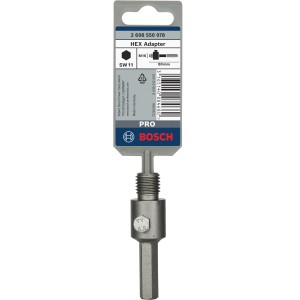 Attacco esagonale Bosch Pro per corone a tazza con filettatura M16.