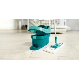 Leifheit Lavapavimenti Profi XL Micro Duo con secchio e panno per la pulizia dei pavimenti.