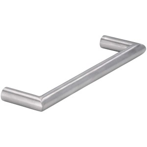Maniglia per mobili Siro 2423H, acciaio inox, interasse 128 mm.