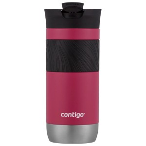 Contigo Thermobecher Byron 2.0 in acciaio inox rosa, 470 ml. Tazza termica da viaggio a prova di perdite.