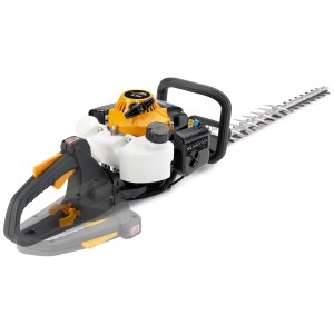 Taille-haie thermique McCulloch HT5622 avec lame de 56 cm pour une taille précise.