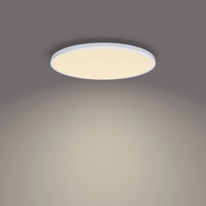 Plafoniera LED Philips Ozziet SceneSwitch bianca e rotonda con 2300 lumen.