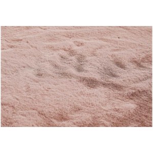 Primo piano: Tappeto Loano rosa antico, soffice, 160x230 cm. Tappeto moderno per una casa accogliente.
