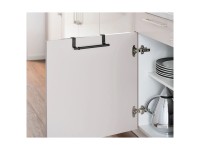 Wenko Tür-Handtuchstange Teleskop Schwarz 36-60 cm