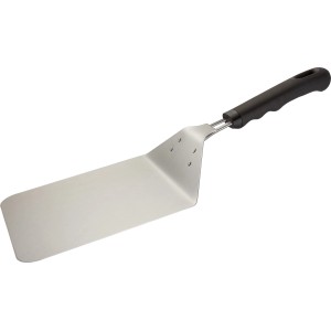 Pelle à pizza avec surface en acier inoxydable de 24 cm, ustensile de barbecue.