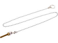 Kugelkette 50 cm Verchromt mit Gewindeschraube