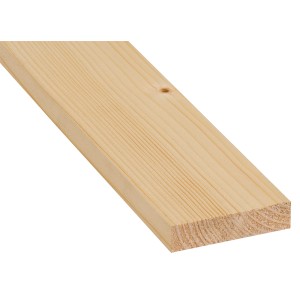 Tavola per carpenteria in abete/abete rosso piallata, 20x95x2500 mm, per interni.