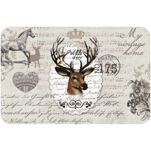D-c-fix Tischset Rio Wild, 29x44cm, mit Hirsch-, Pferde- und Blumenmotiven für den Tischschutz.