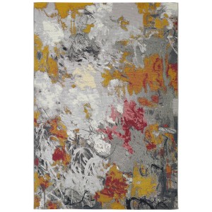 Tappeto da esterno Andiamo Portland grigio-multi, 120x180 cm. Tappeto resistente alle intemperie per patio e balcone.