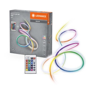 Striscia LED Ledvance Neon Flex RGB con telecomando, connessione USB, 210 cm.