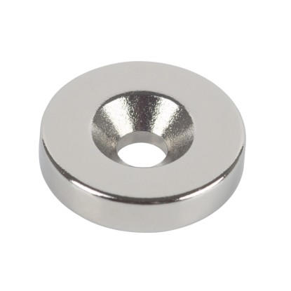 Fix-o-moll Magnet Neodym Senkbohrung Silber 4 x 18 mm x Ø 4,5 mm / 4 Stk.