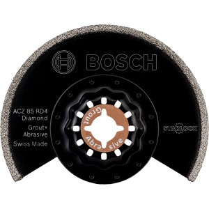 Lame de scie segmentée diamant Bosch ACZ 85 RD4 pour outils multifonctions.