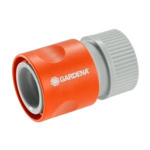 Adaptateur Gardena 26,5 mm pour tuyaux d'arrosage, orange/gris.