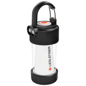 Lanterna da esterno Ledlenser ML4, nera, 300 lm, con batteria e moschettone.