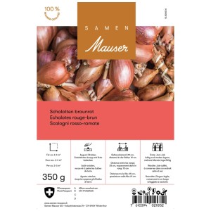 Scalogni Rosso-Ramati Samen Mauser, 350g. Cipolle da seme per l'orto.
