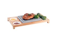 Hot-Stone-Set Holz 5-tlg.