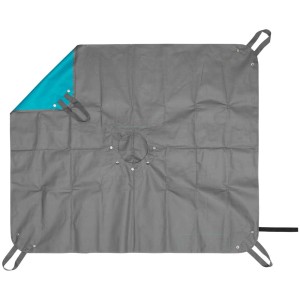 Tapis de plantation Gardena L pour rempoter proprement sur balcon et terrasse, hydrofuge, 120x180cm.