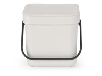 Brabantia Abfallbehälter Sort & Go / Light Grey 3 l