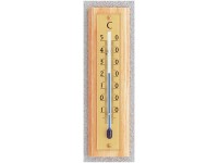 Möller Therm Zimmerthermometer Holz Naturfarben 12,5 cm