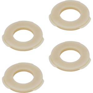 Set di 4 O-ring con alette, 10x2 mm, per tubi doccia e raccordi.
