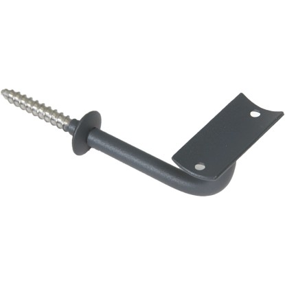 Console de main courante en L Anthracite Ø 40 mm / 2 pcs