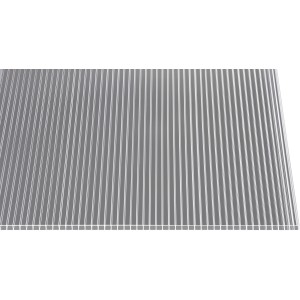 Pannello alveolare trasparente (10 mm) per copertura in plastica, 200x105 cm.